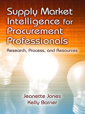 cover image of Supply Market Intelligence for Procurement Professionals